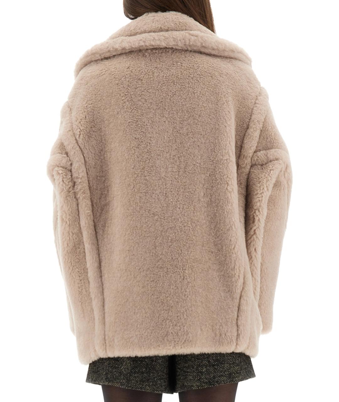 MAX MARA Бежевое шерстяное пальто, фото 4