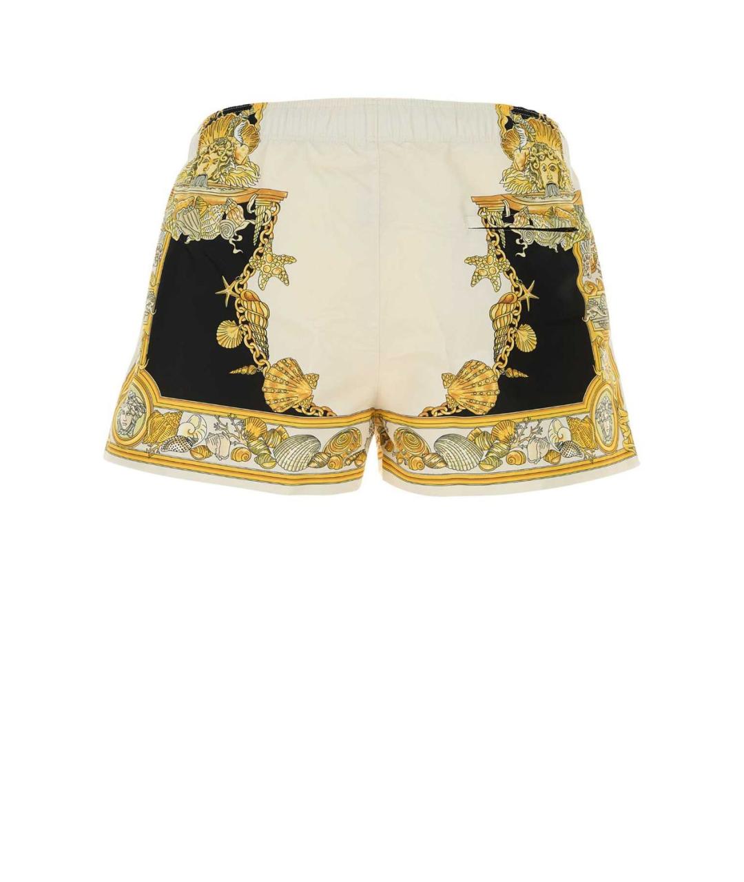 VERSACE Мульти полиэстеровые шорты, фото 2
