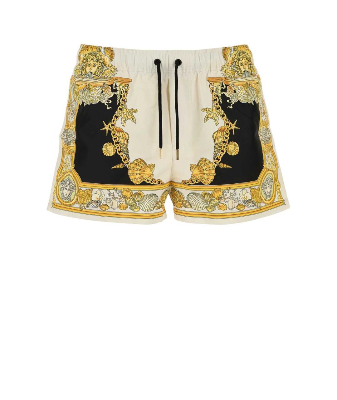VERSACE Мульти полиэстеровые шорты, фото 1