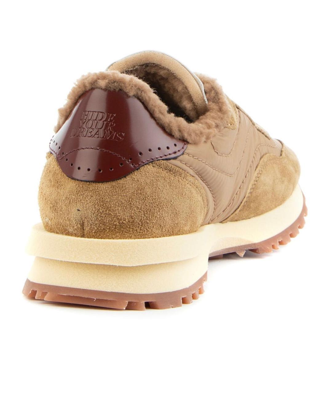 HIDNANDER Бежевые замшевые кеды, фото 4