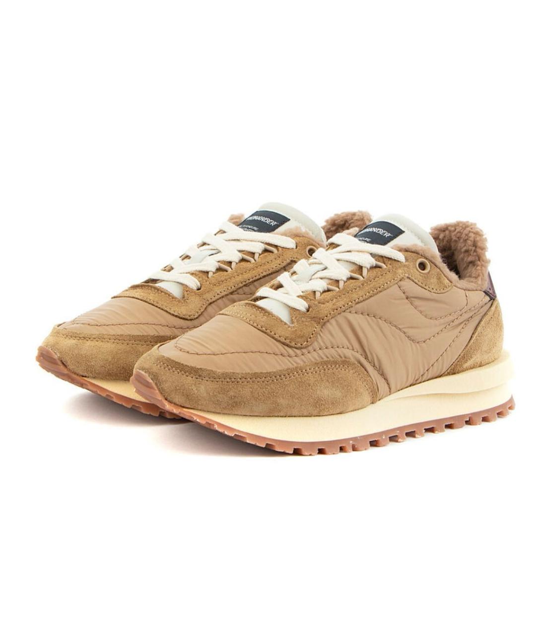 HIDNANDER Бежевые замшевые кеды, фото 2