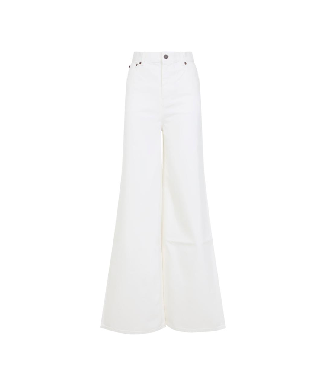 CHLOE Белые джинсы клеш, фото 1