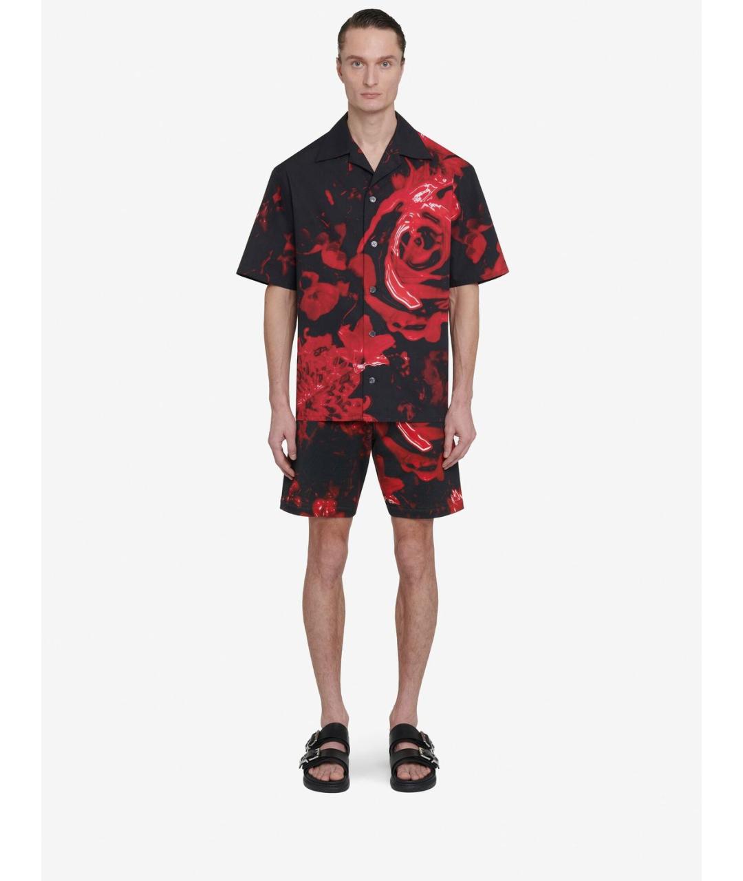 ALEXANDER MCQUEEN Мульти хлопковая кэжуал рубашка, фото 2