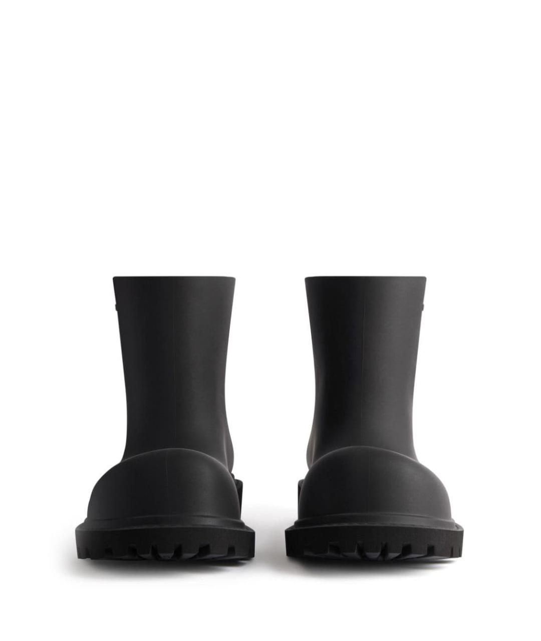 BALENCIAGA Черные резиновые низкие ботинки, фото 5