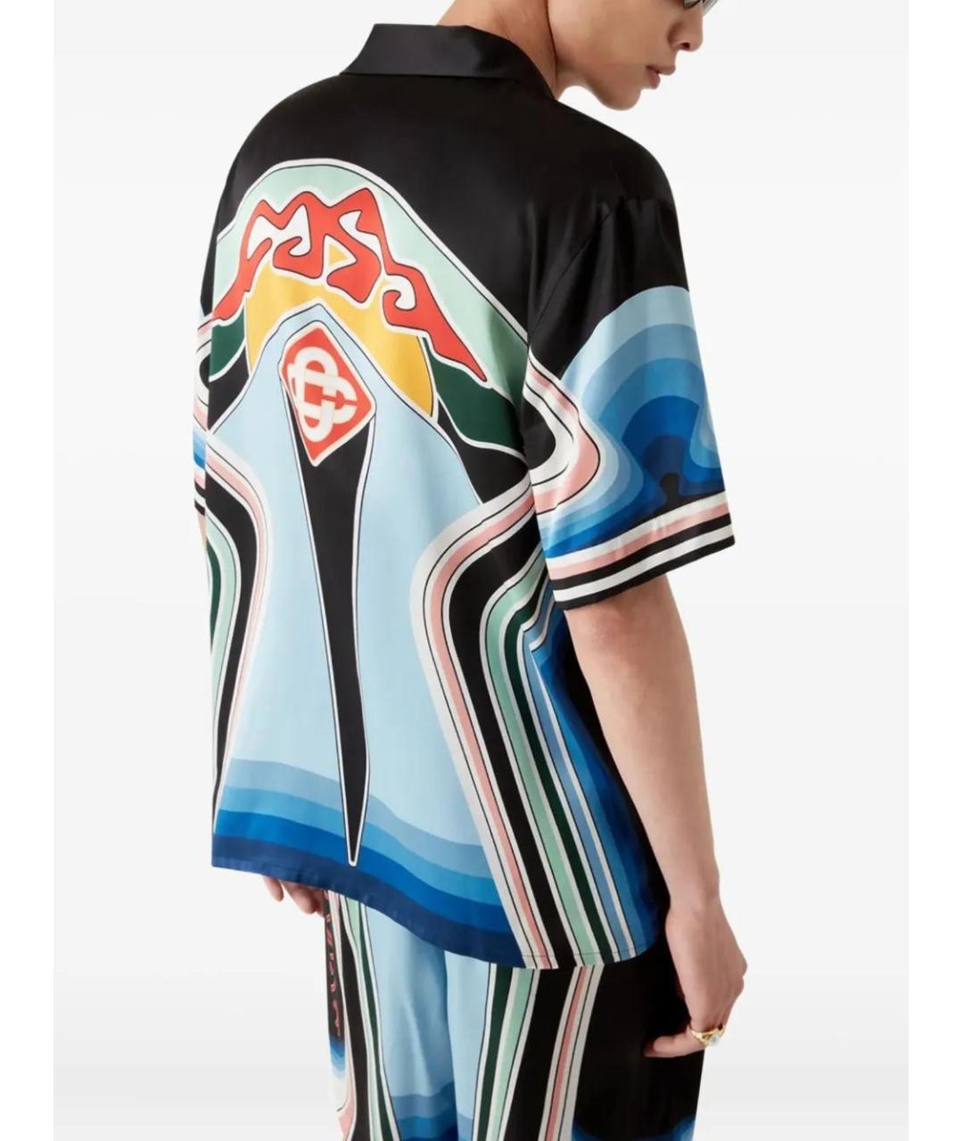 CASABLANCA Мульти шелковая кэжуал рубашка, фото 5