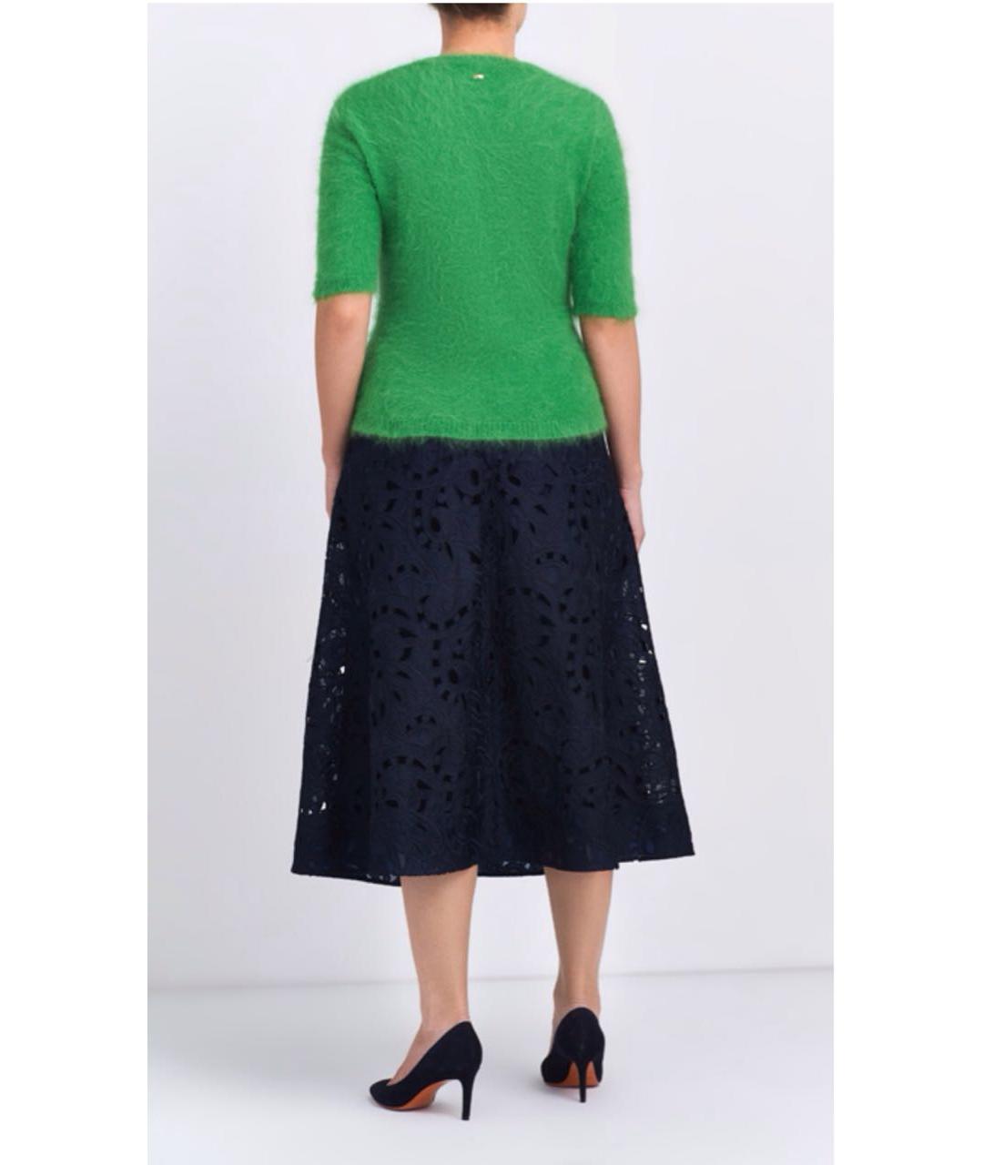 ESCADA Зеленый меховой джемпер / свитер, фото 3