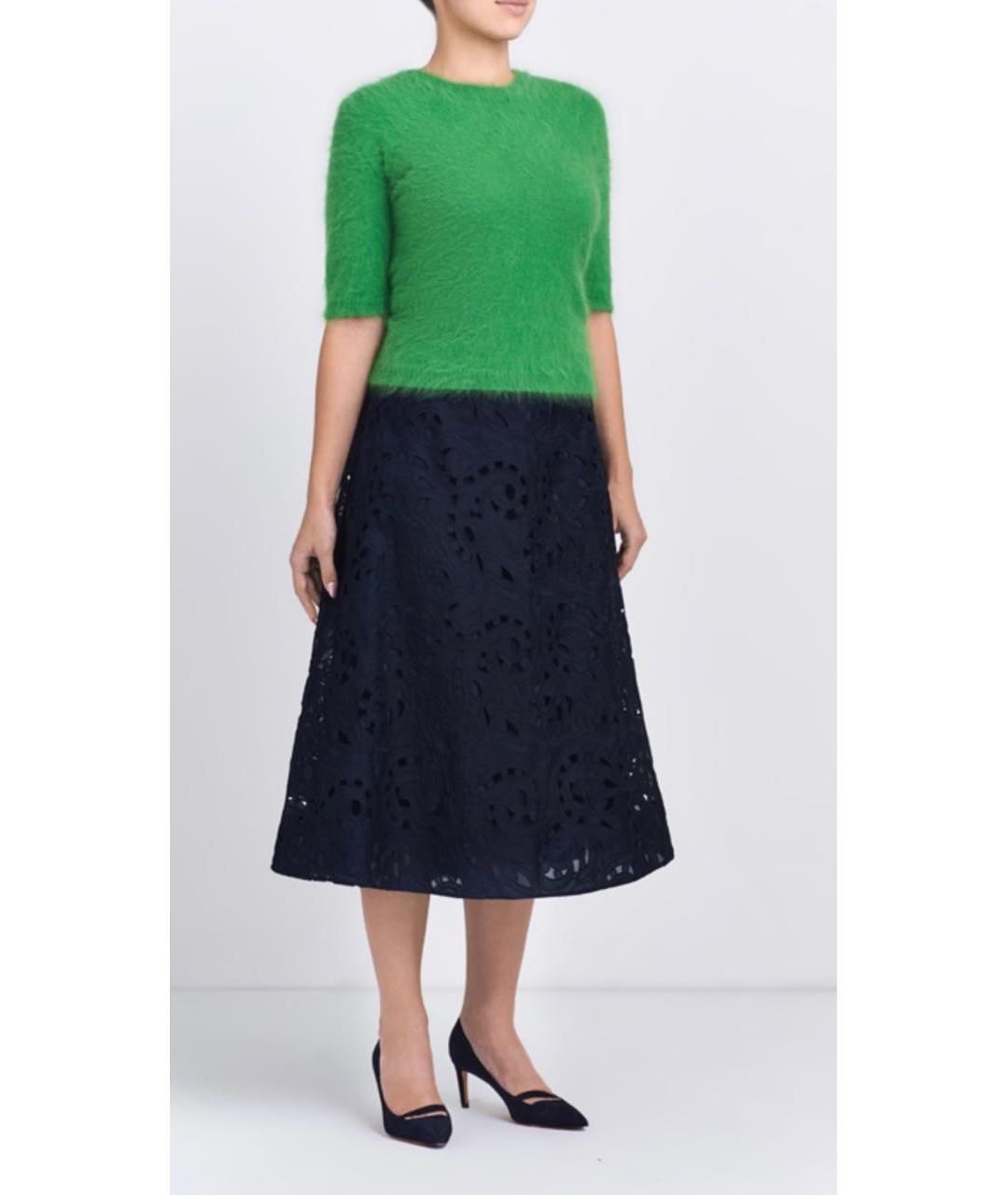 ESCADA Зеленый меховой джемпер / свитер, фото 2