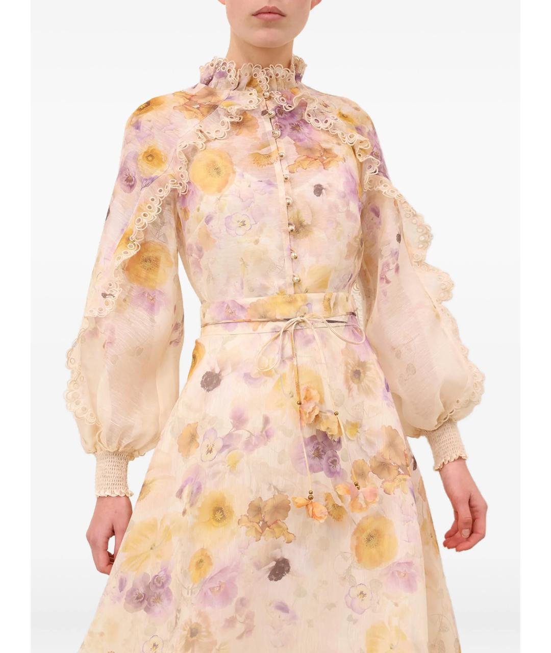 ZIMMERMANN Мульти льняная блузы, фото 3