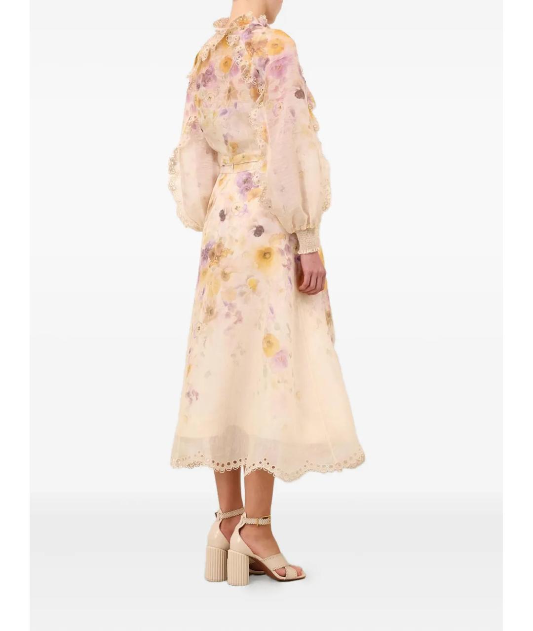 ZIMMERMANN Мульти льняная блузы, фото 2