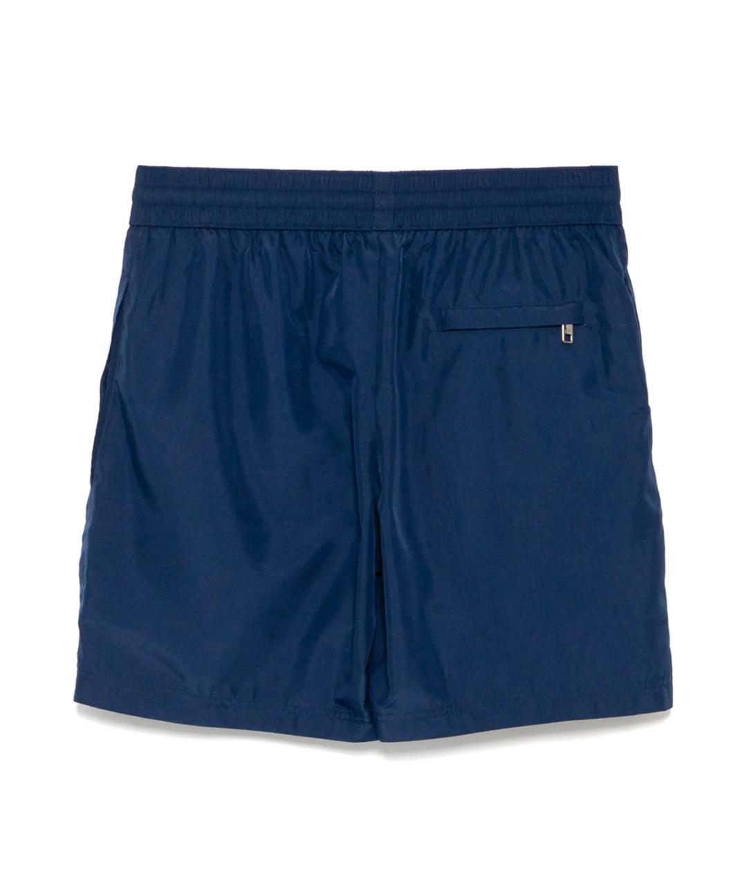 DOLCE&GABBANA Синие полиэстеровые плавки, фото 2