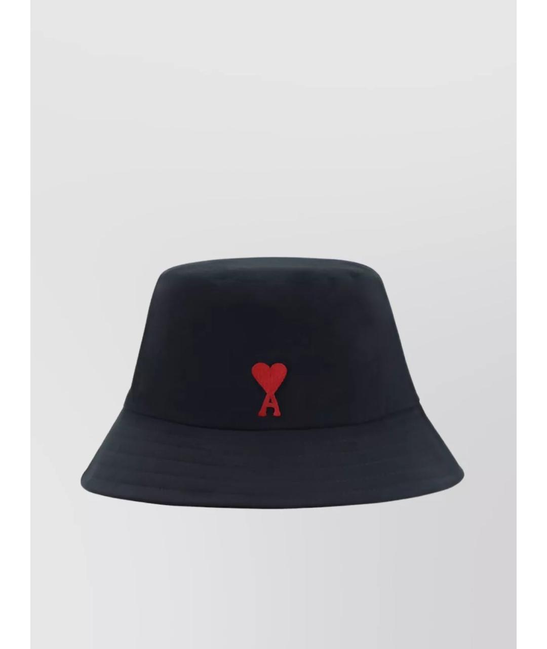 Ami Paris Черная хлопковая панама, фото 2