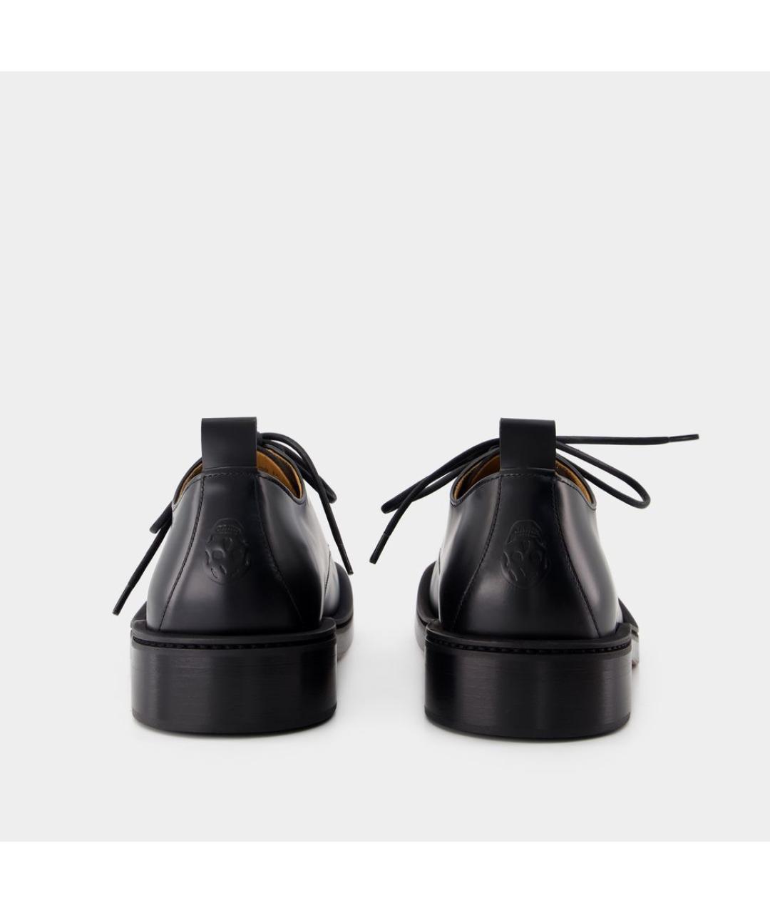 ALEXANDER MCQUEEN Черные кожаные туфли, фото 3