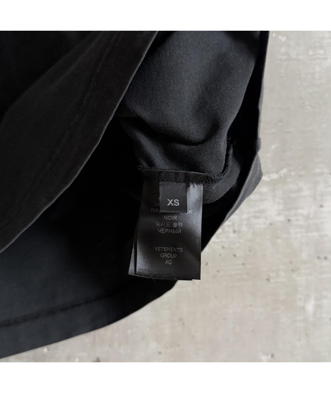 VETEMENTS Серая хлопковая футболка, фото 8