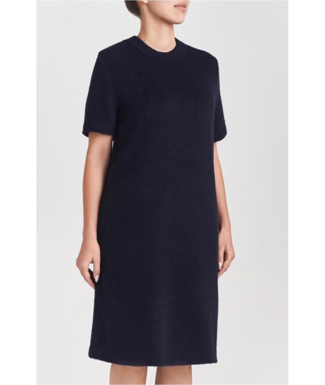 ESCADA Темно-синее шерстяное повседневное платье, фото 3