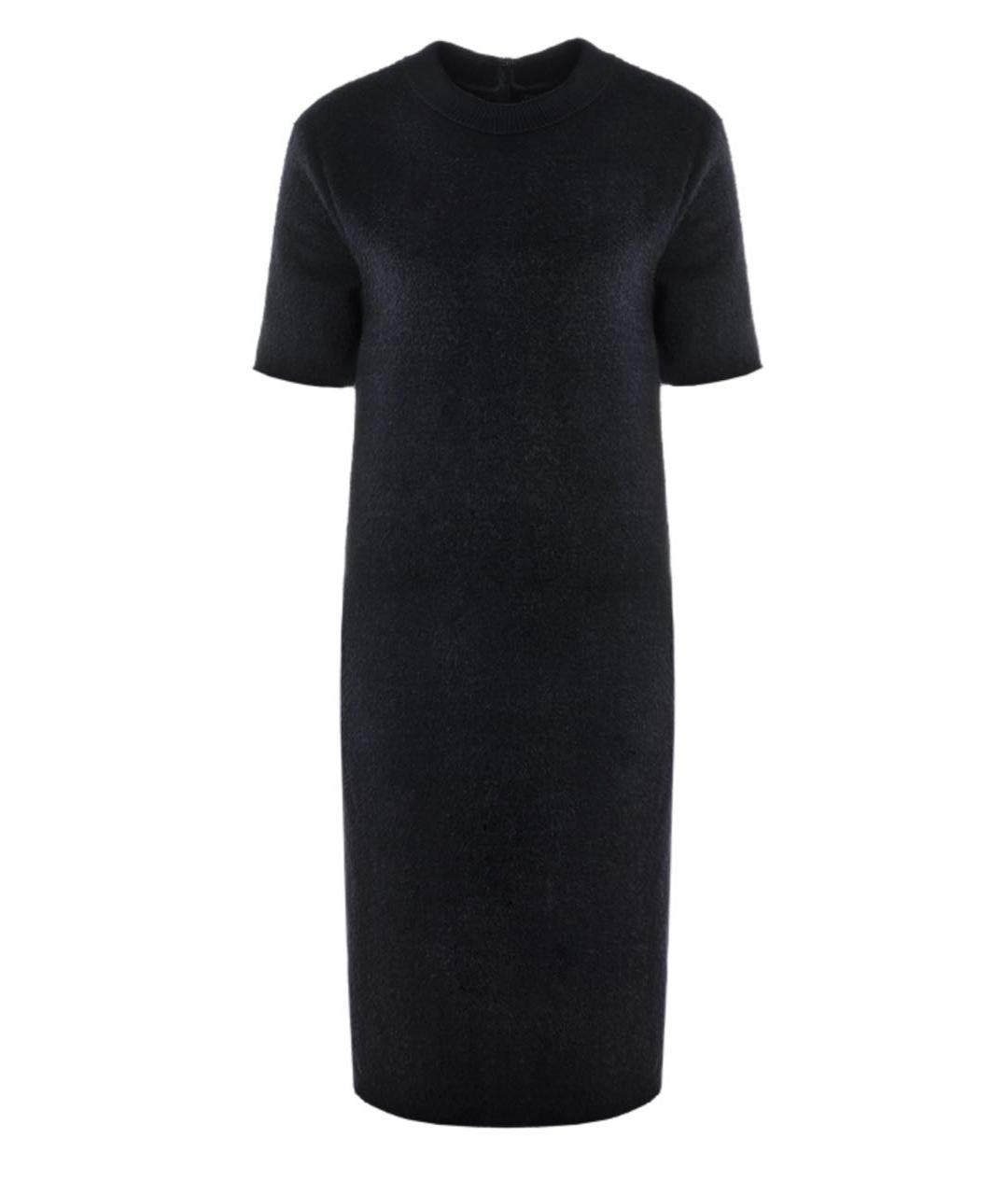 ESCADA Темно-синее шерстяное повседневное платье, фото 1