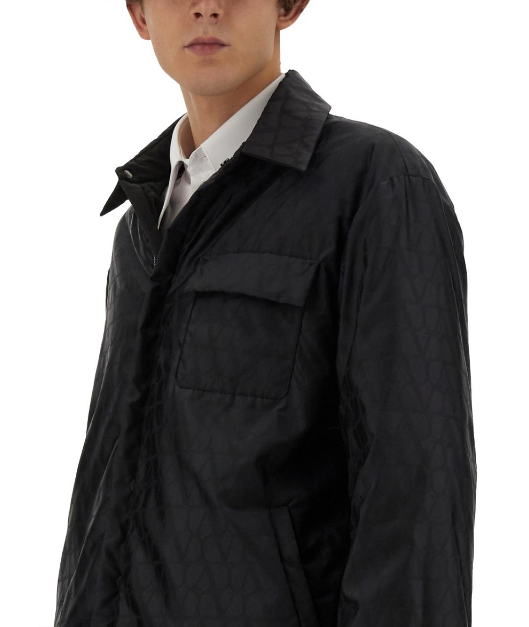 VALENTINO Черная кэжуал рубашка, фото 4