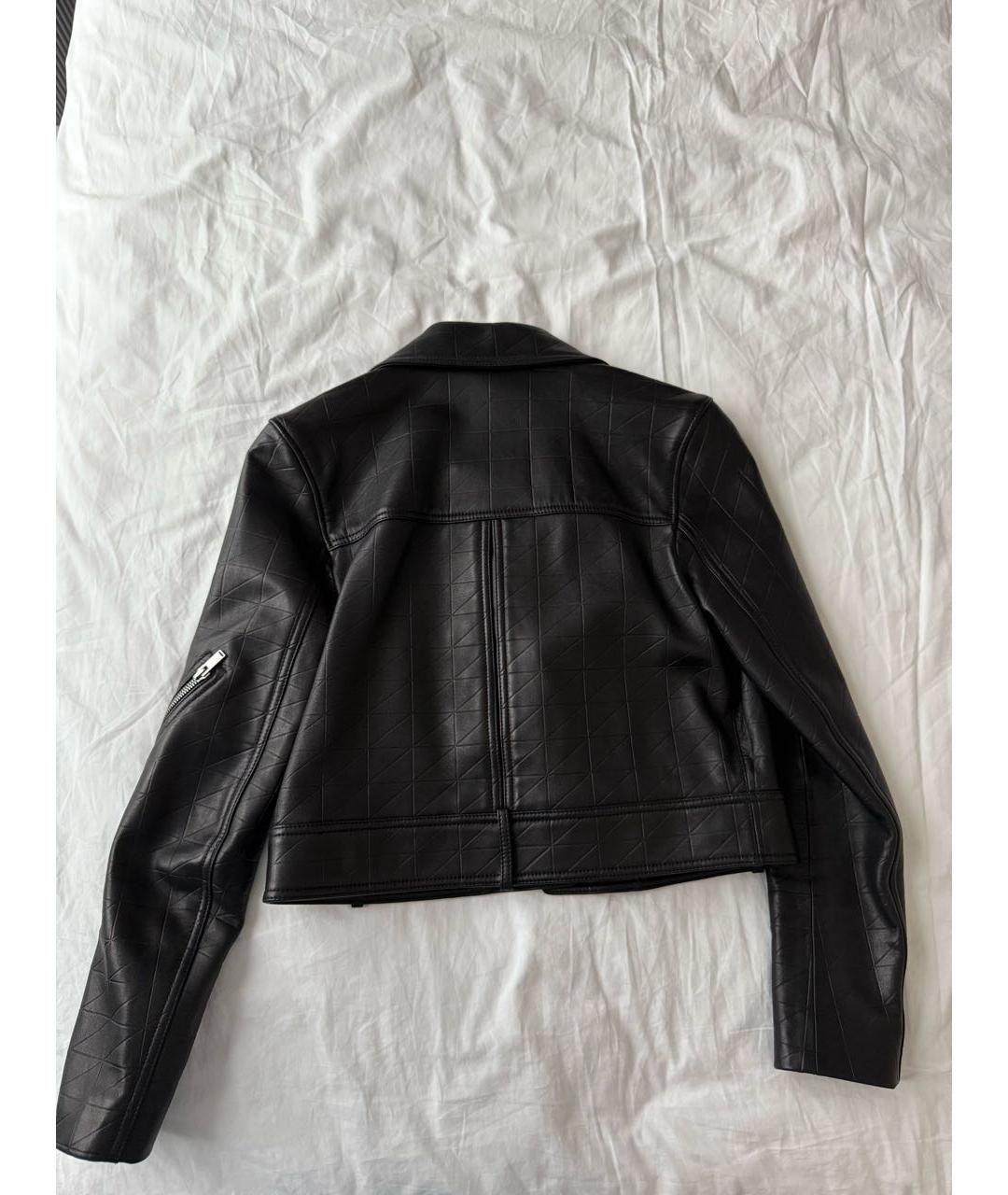 SAINT LAURENT Черная кожаная куртка, фото 2