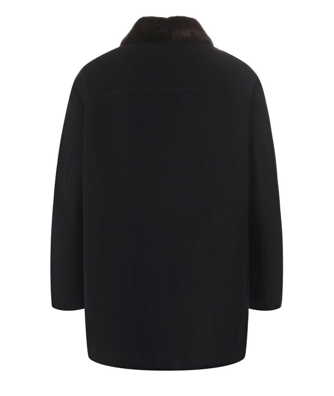 LORO PIANA Темно-синее кашемировое пальто, фото 2