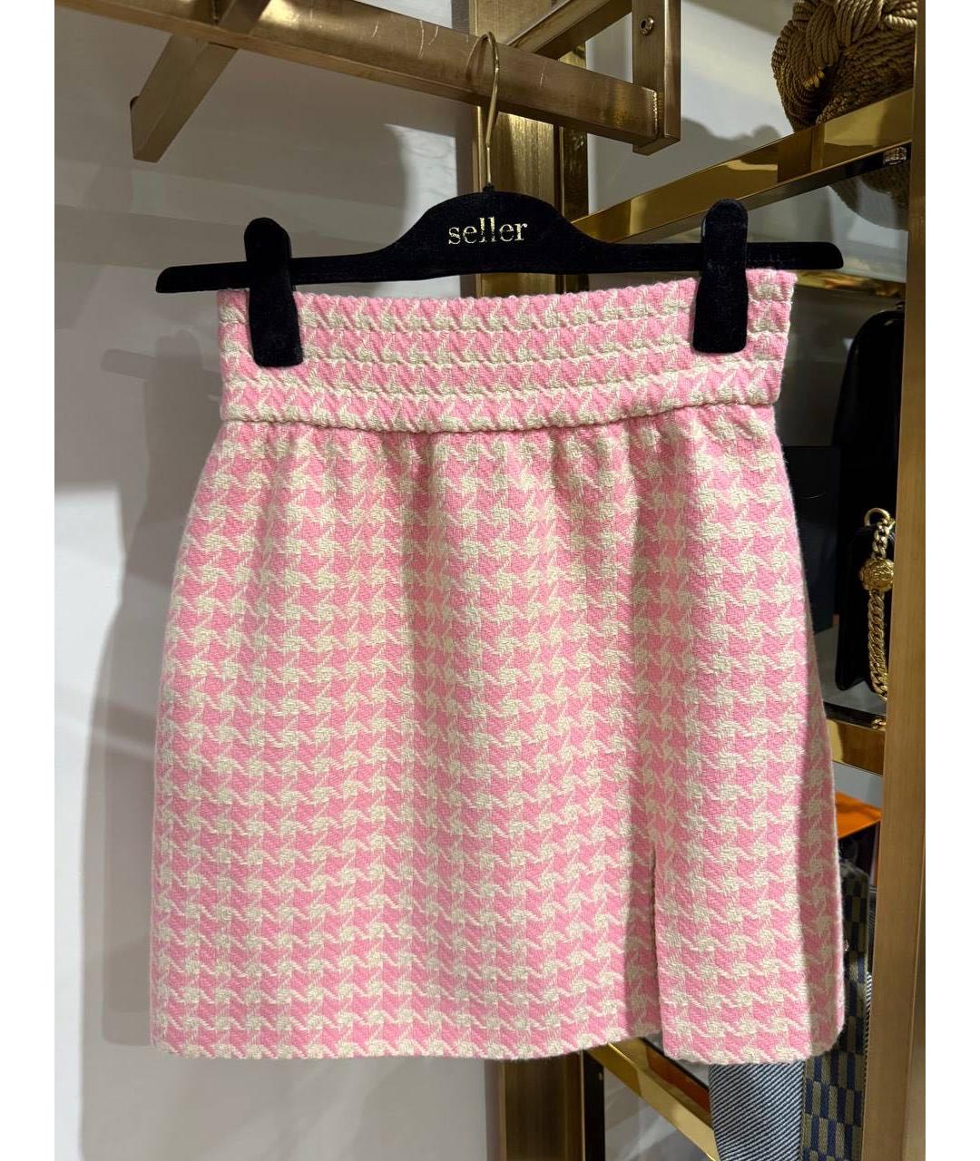 MIU MIU Розовый костюм с юбками, фото 5