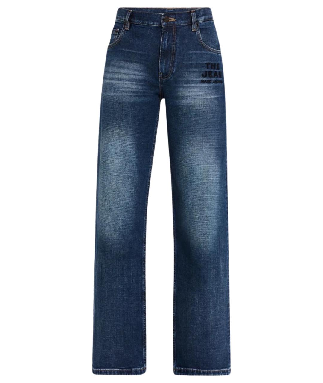 MARC JACOBS Синие хлопковые прямые джинсы, фото 1
