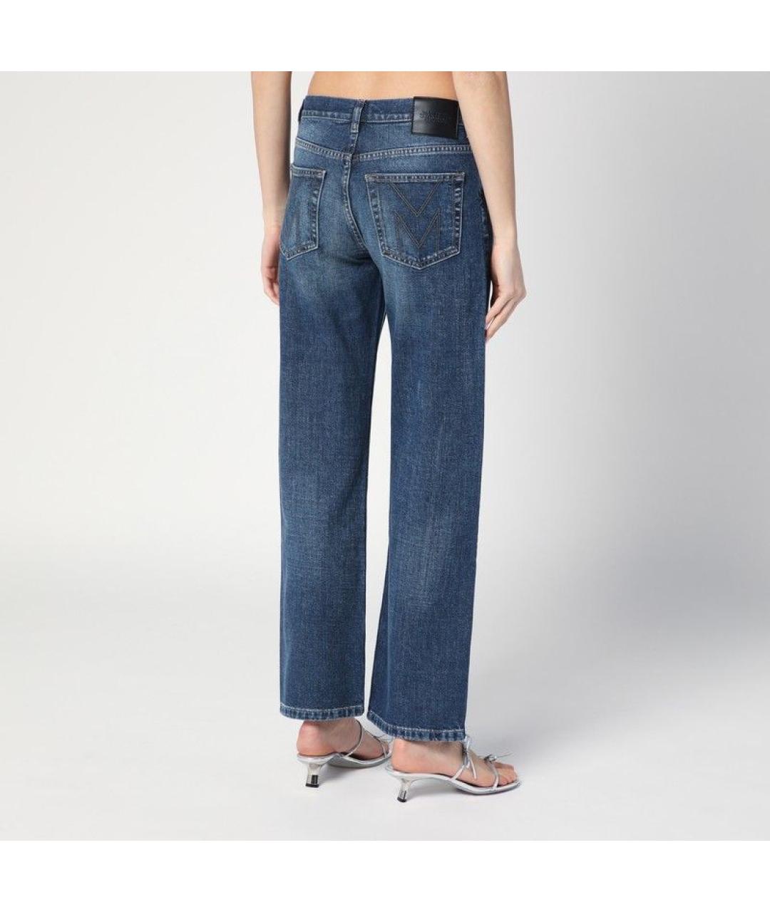 MARC JACOBS Синие хлопковые прямые джинсы, фото 3