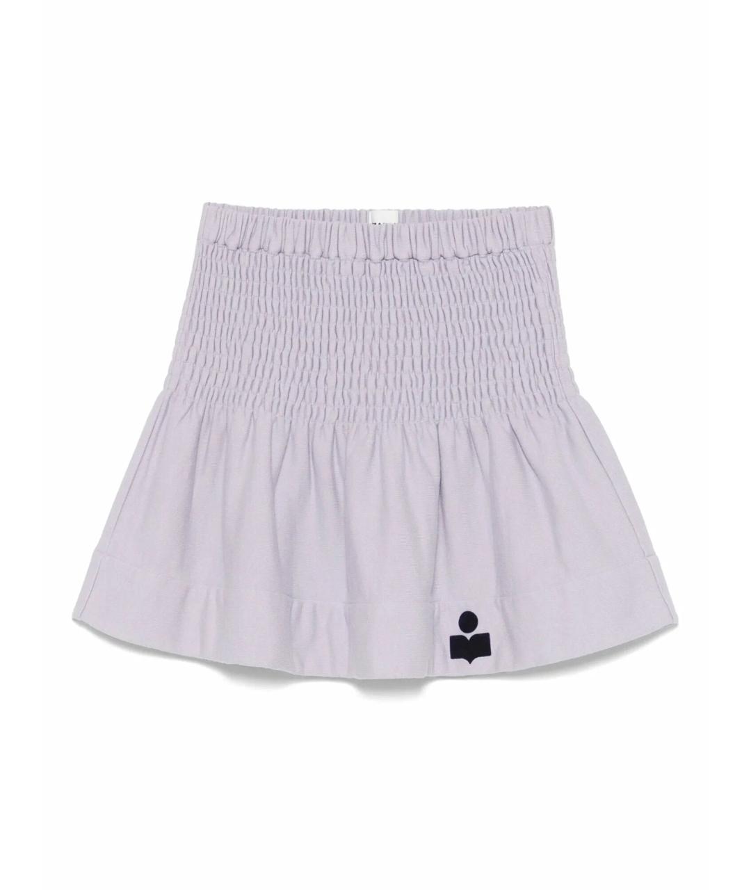 ISABEL MARANT Фиолетовая полиэстеровая юбка мини, фото 1