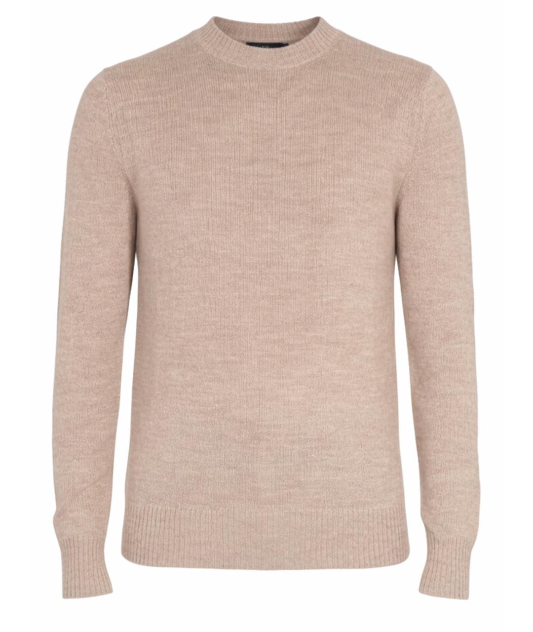 BALLANTYNE Бежевый шерстяной джемпер / свитер, фото 1