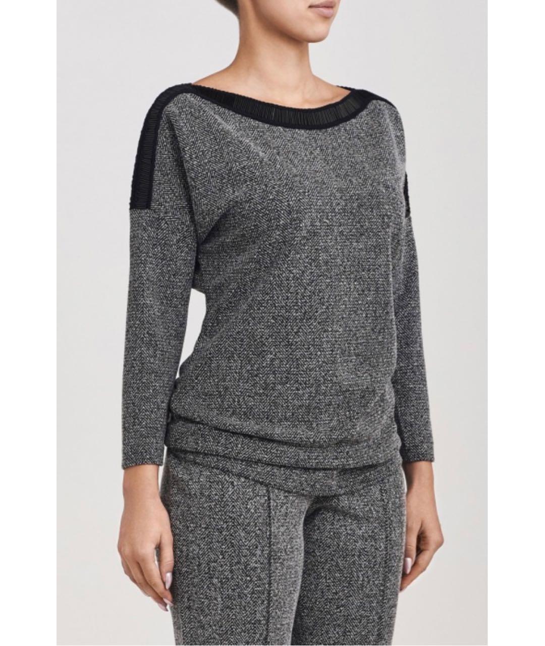 ESCADA Серые полиамидовые брюки узкие, фото 4