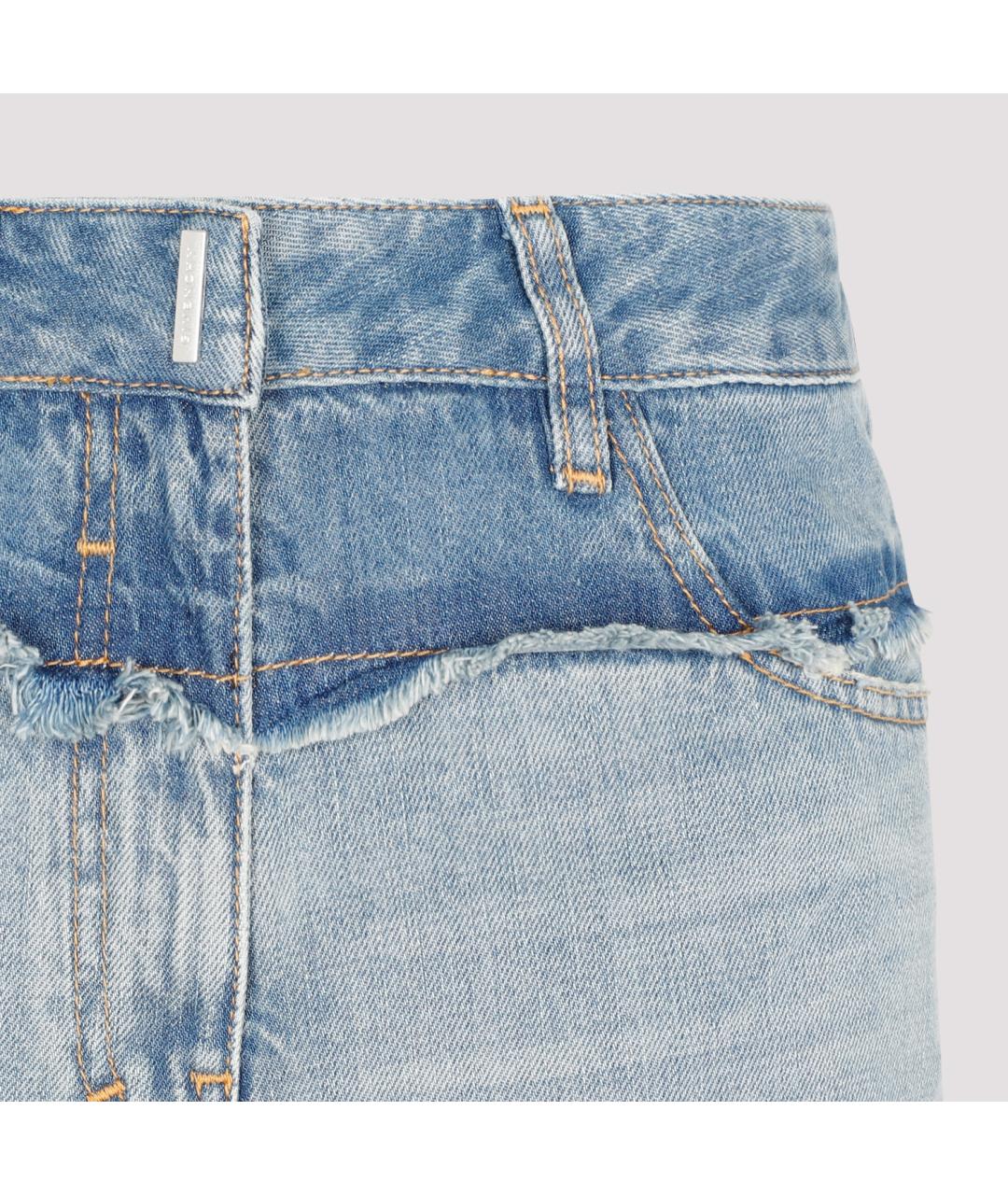 GIVENCHY Синие хлопковые прямые джинсы, фото 4