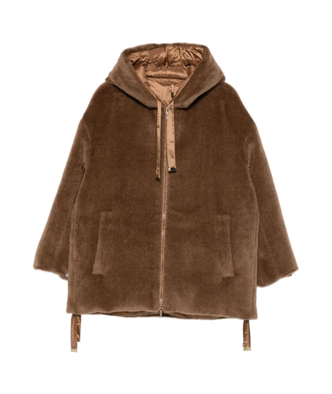 'S MAX MARA Коричневая шерстяная куртка, фото 1