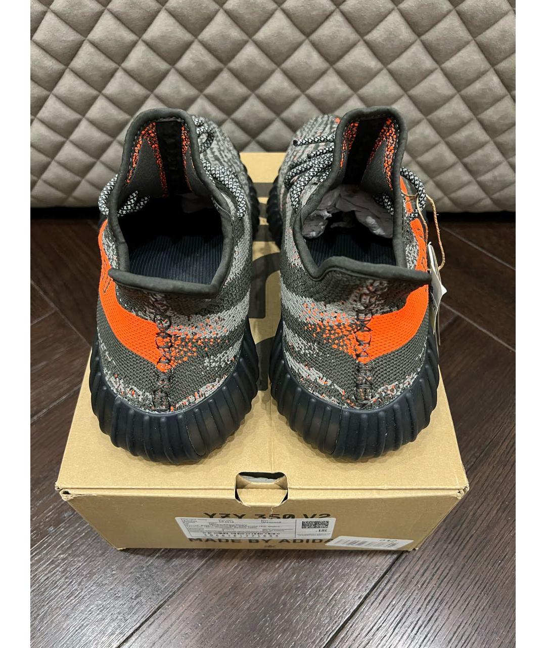 ADIDAS YEEZY Антрацитовые кроссовки, фото 3