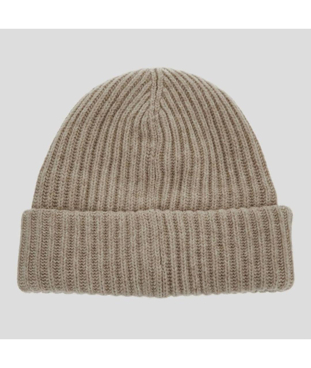GANNI Бежевая шерстяная шапка, фото 2
