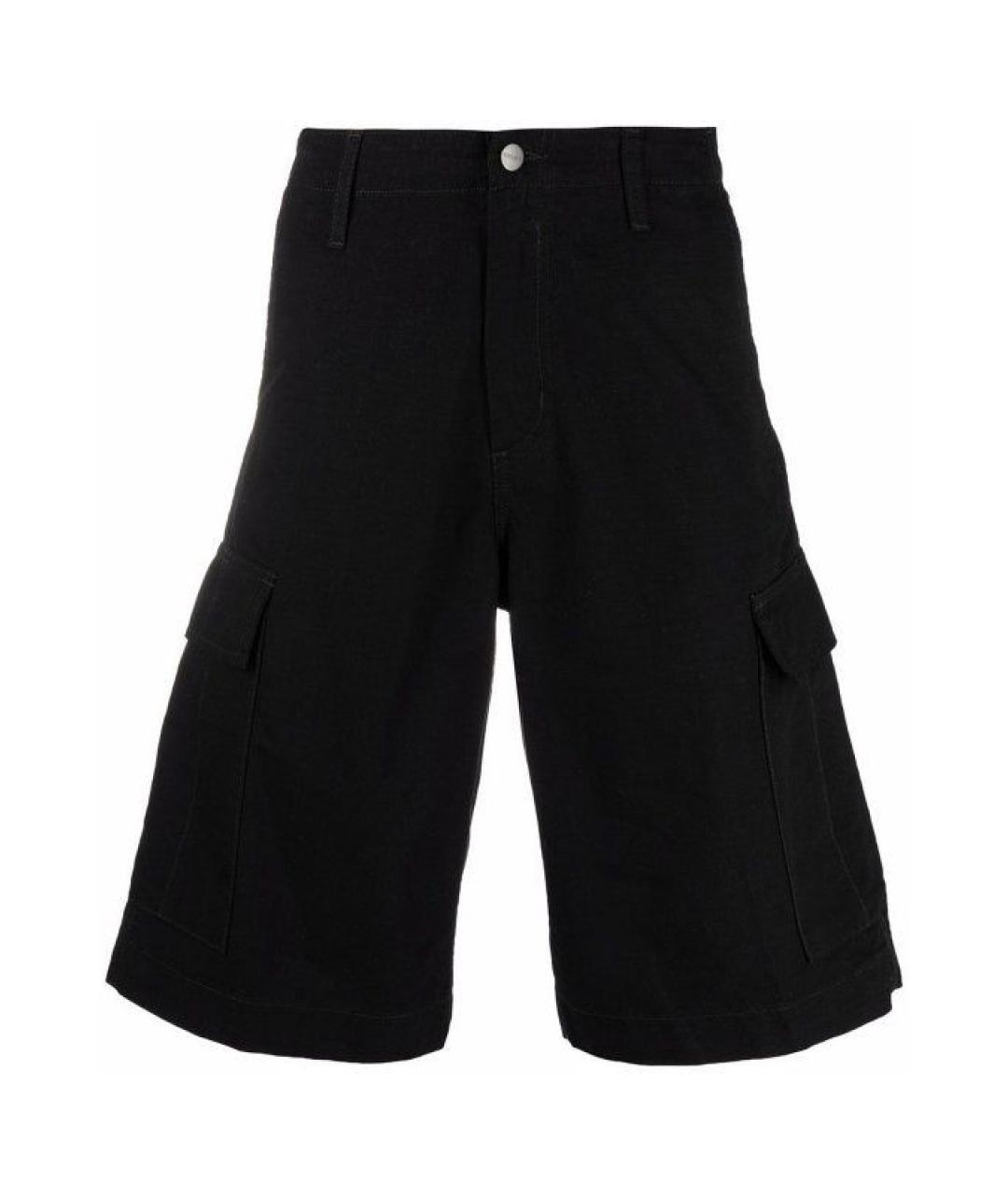CARHARTT WIP Черные хлопковые шорты, фото 1