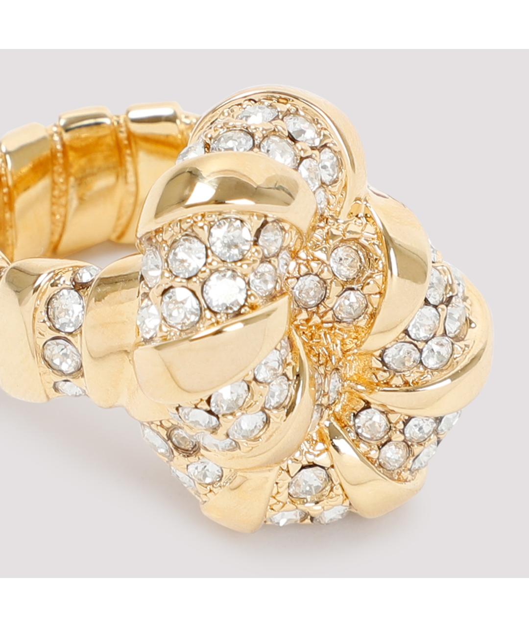 LANVIN Золотое металлическое кольцо, фото 4