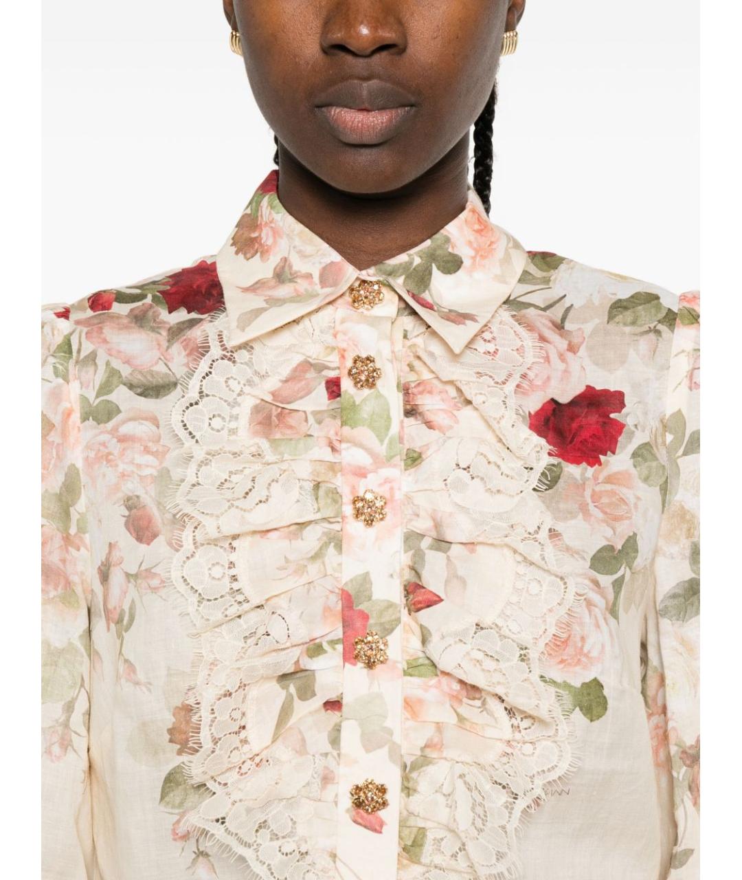 ZIMMERMANN Мульти рубашка, фото 5