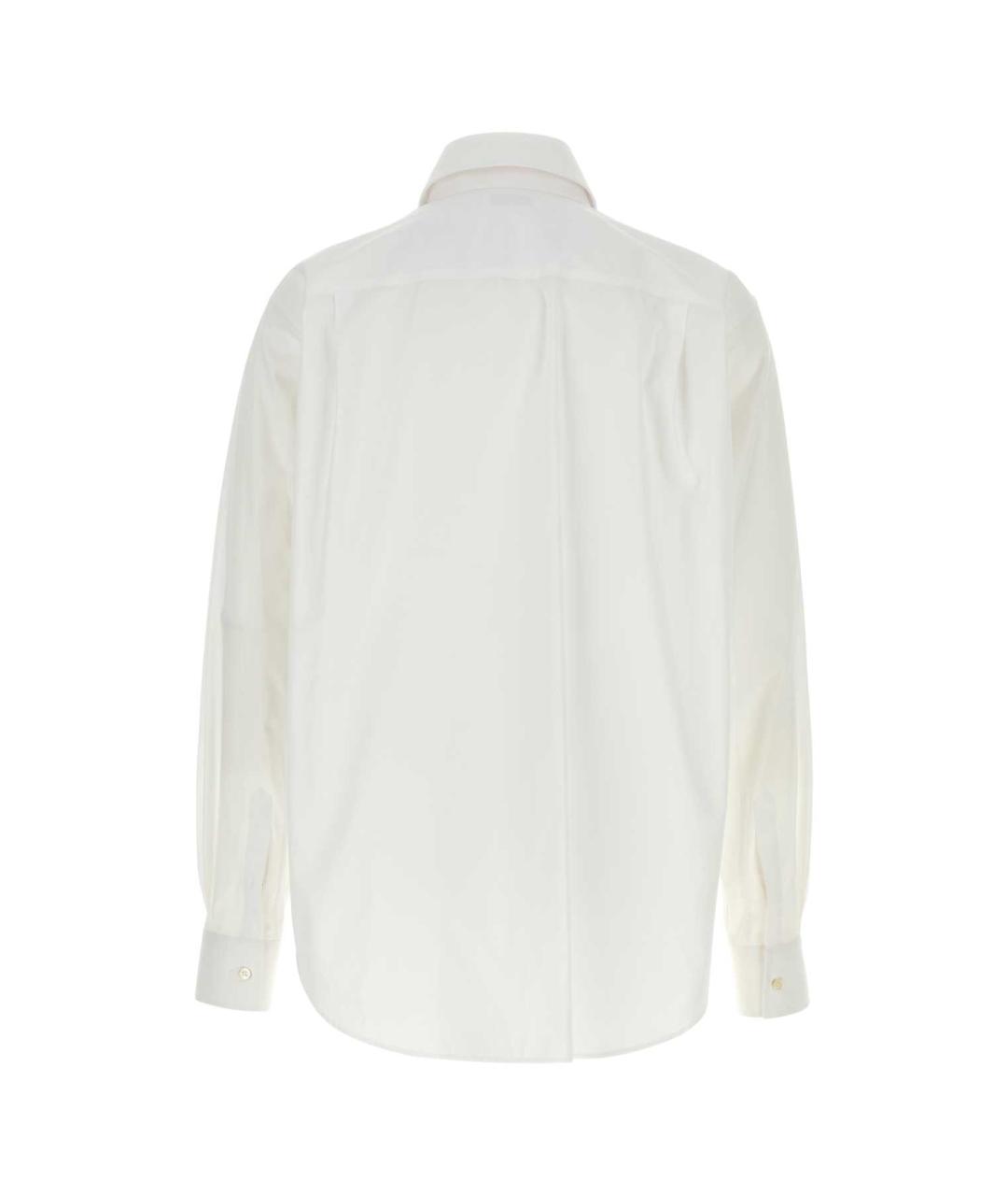 ALEXANDER MCQUEEN Белая хлопковая кэжуал рубашка, фото 2