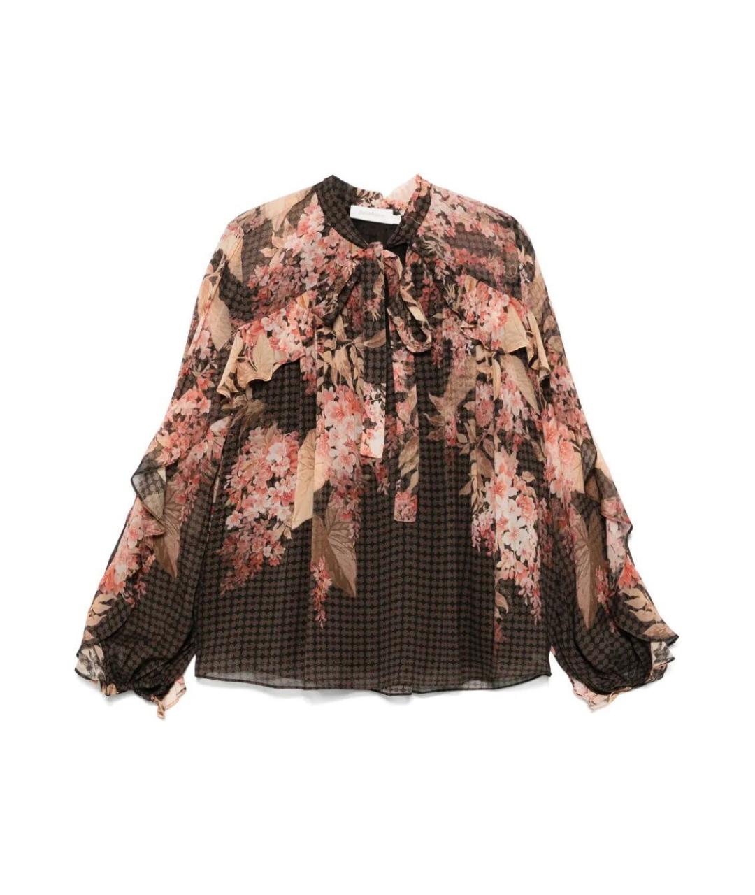 ZIMMERMANN Черная вискозная блузы, фото 1