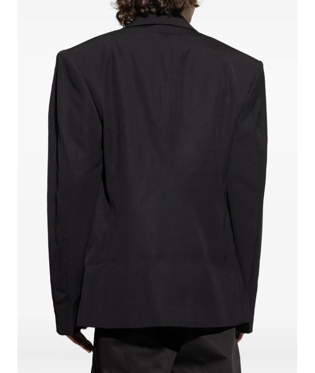 JACQUEMUS Черный вискозный пиджак, фото 4