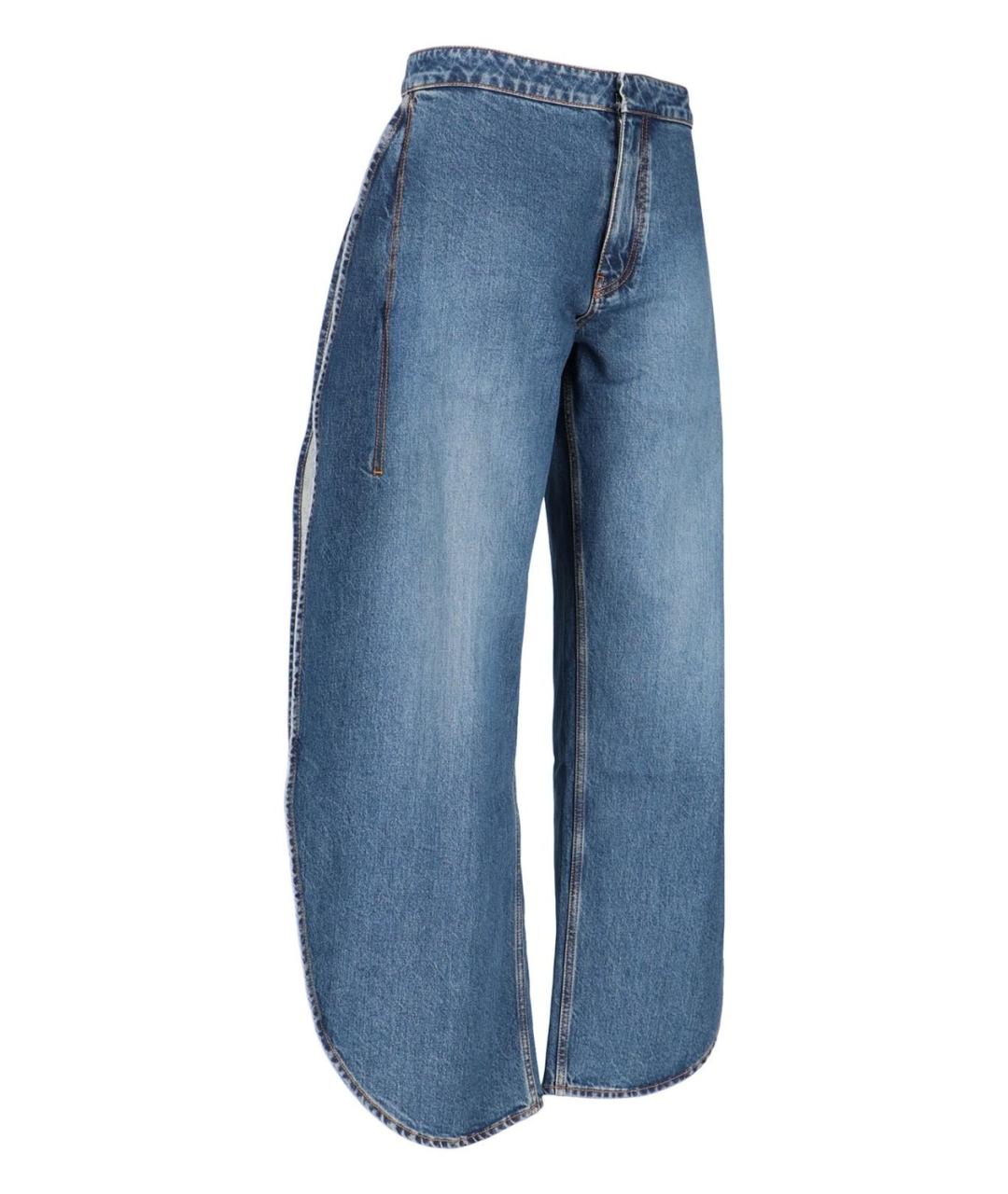 ALAIA Синие хлопковые прямые джинсы, фото 3