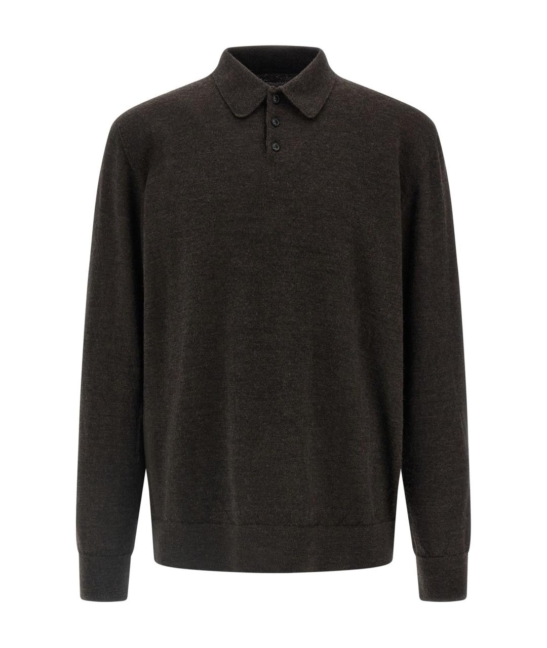 MAISON MARGIELA Коричневый шерстяной джемпер / свитер, фото 1