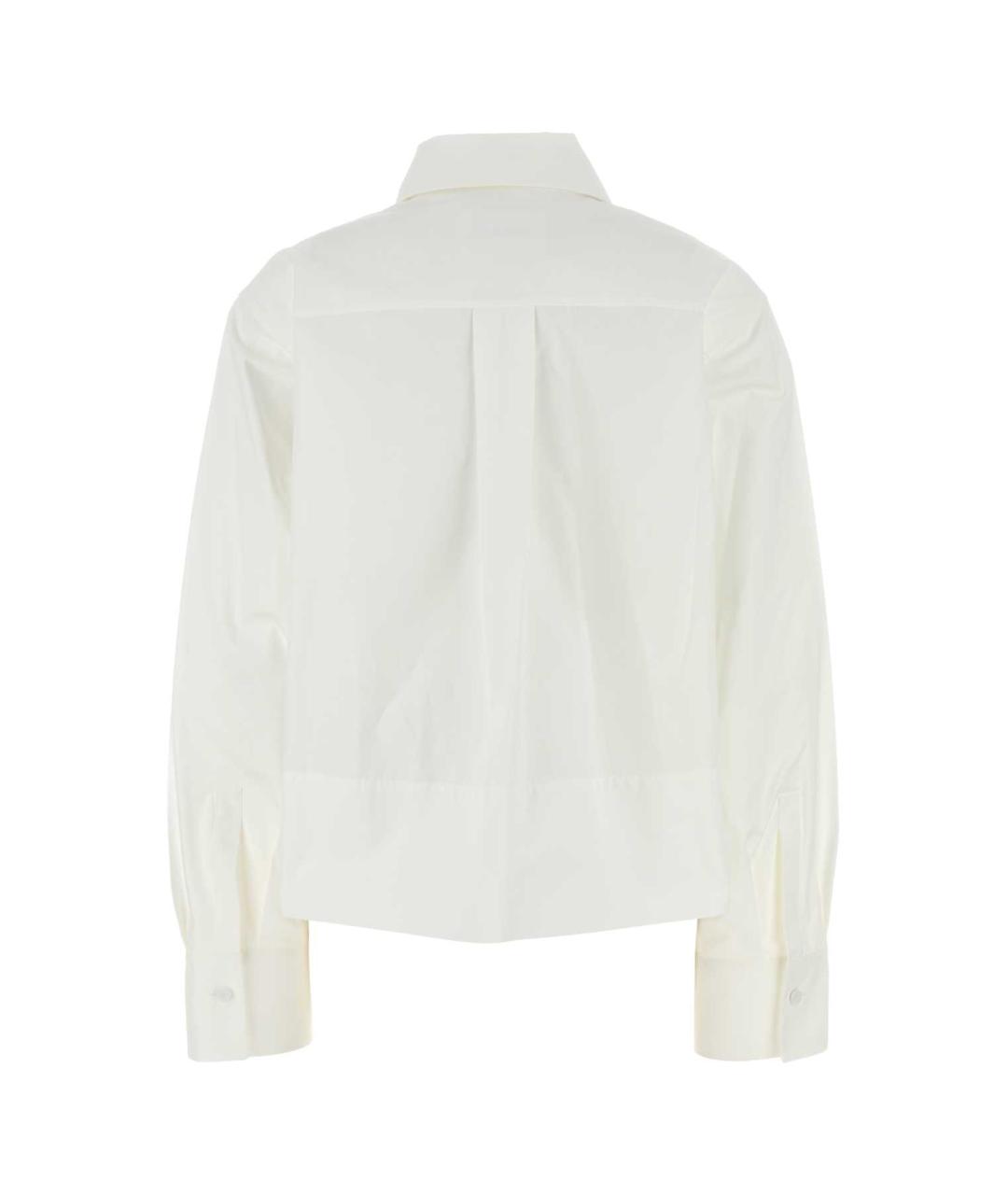 JIL SANDER Белая хлопковая рубашка, фото 2