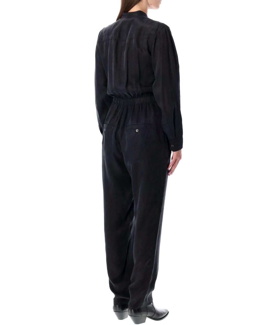 ISABEL MARANT Черный вискозный комбинезон, фото 2