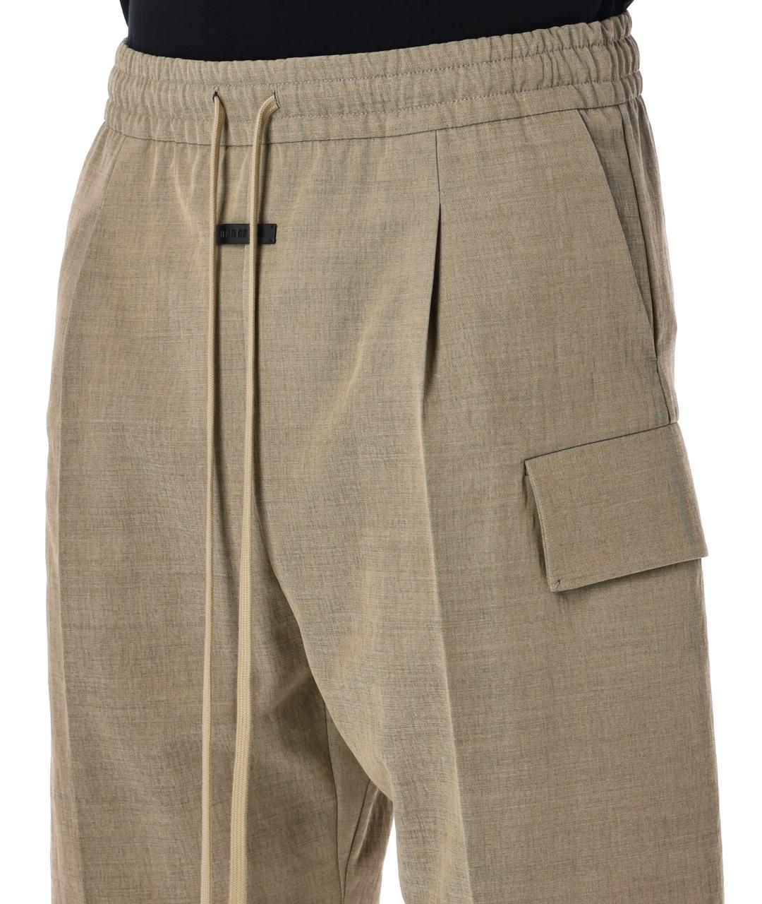 FEAR OF GOD Бежевые полиамидовые шорты, фото 3