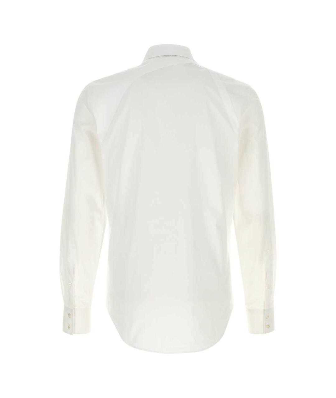 ALEXANDER MCQUEEN Белая хлопковая кэжуал рубашка, фото 2