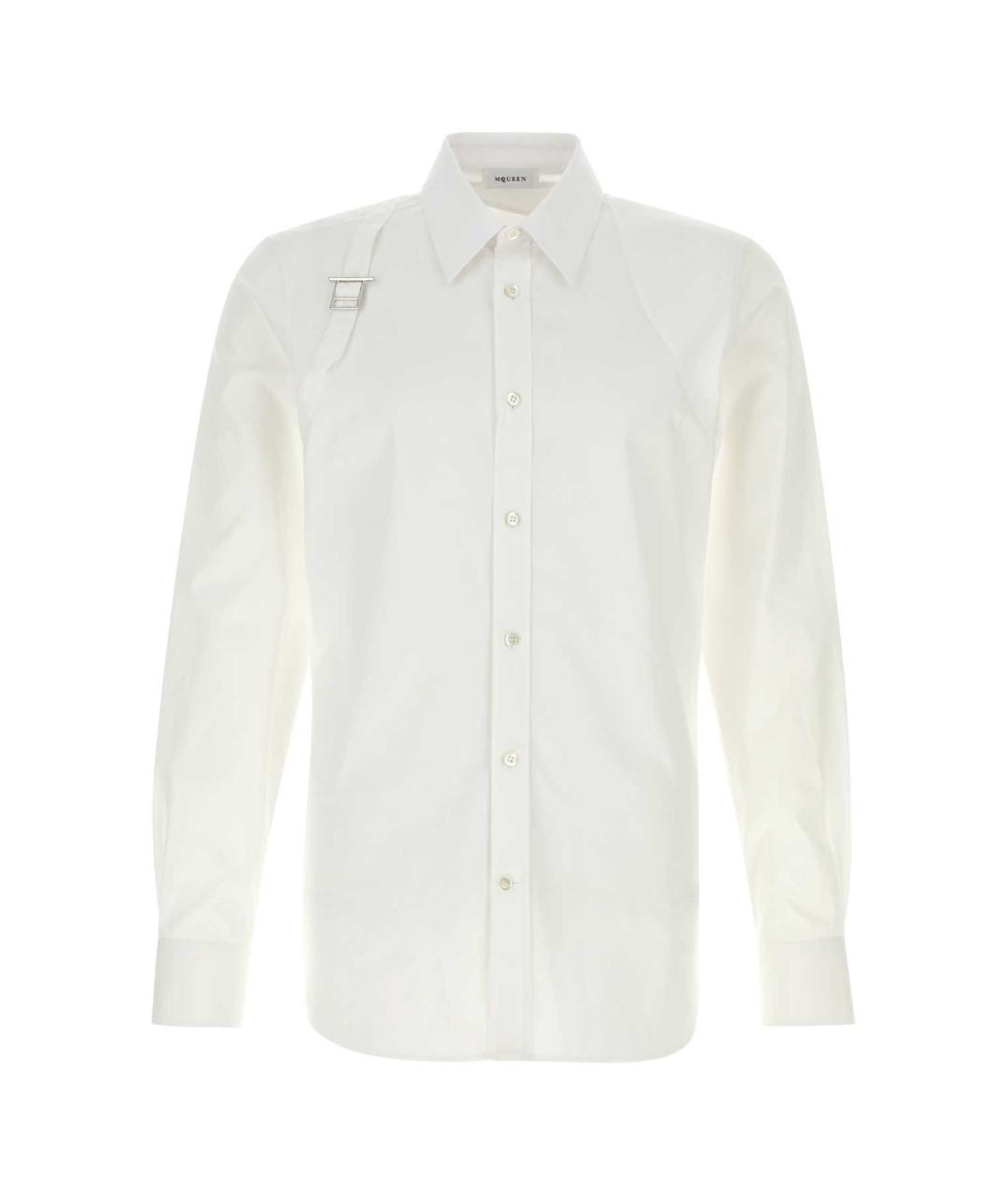 ALEXANDER MCQUEEN Белая хлопковая кэжуал рубашка, фото 1