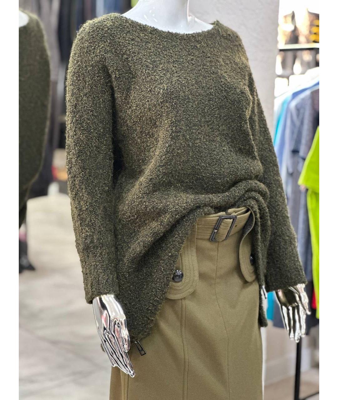 ZADIG & VOLTAIRE Хаки шерстяной джемпер / свитер, фото 7