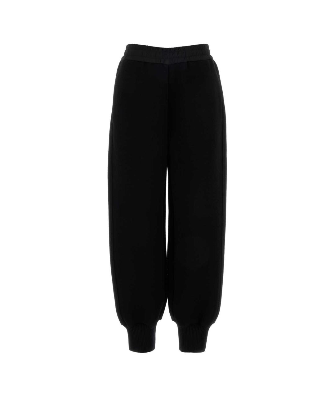 JIL SANDER Черные шерстяные прямые брюки, фото 1