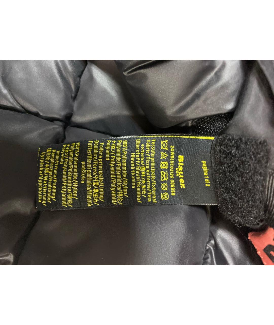 BLAUER Черная полиамидовая куртка, фото 7