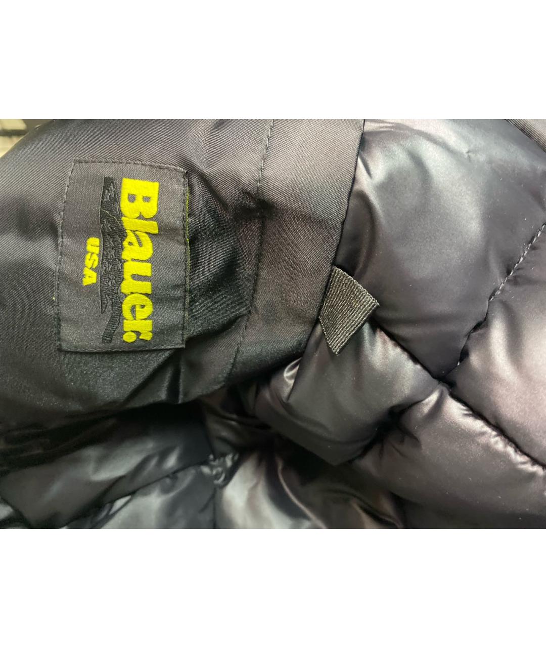 BLAUER Черная полиамидовая куртка, фото 6