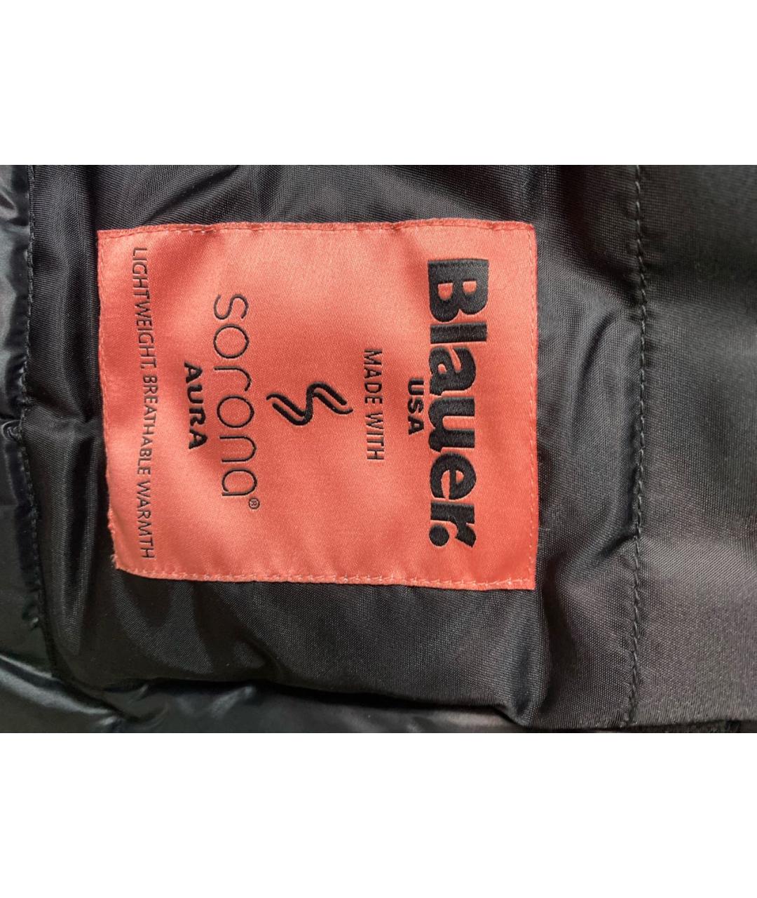 BLAUER Черная полиамидовая куртка, фото 5